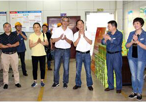 四川省总工会领导莅临开云官方入口登录为一线员工“送清凉”