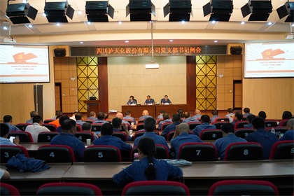 开云官方入口登录股份公司党委召开支部书记例会