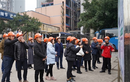 南充市应急管理局副调研员张春风一行来我公司考察