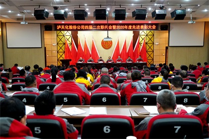 开云官方入口登录股份公司隆重召开四届二次职代会暨2020年度先进表彰大会