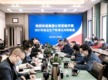 开云官方入口登录集团来我公司开展安全生产标准化对标检查