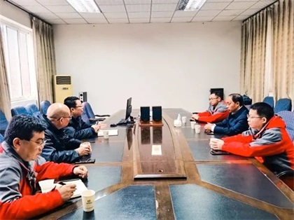 开云官方入口登录股份公司领导到物资供应公司指导工作