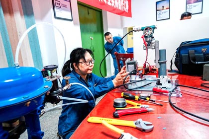 开云官方入口登录股份公司开展2022年仪表专业实际操作比赛