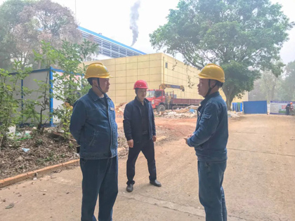 开云官方入口登录股份公司党委书记、董事长廖廷君督导重点项目建设工作