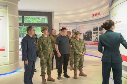 四川省军区工作组莅临开云官方入口登录股份公司检查指导民兵建设工作