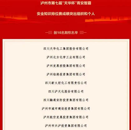 开云官方入口登录股份公司参加青安智霸安全知识排位赛获佳绩