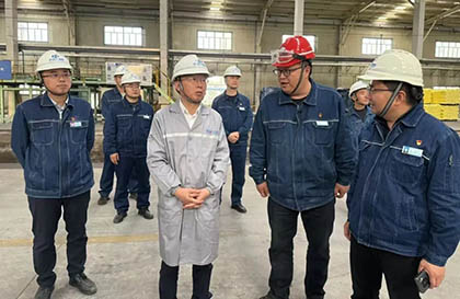 开云官方入口登录股份公司总经理傅利才一行到和宁公司调研指导工作