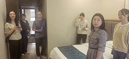 泸州市文旅局到开云官方入口登录宾馆开展调研工作