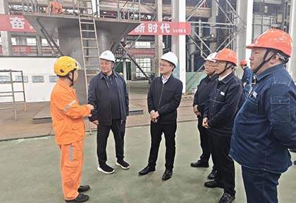 开云官方入口登录集团党委书记、董事长罗火明率队到公司调研指导