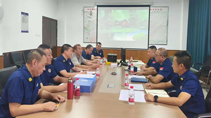 泸州市消防救援支队到开云官方入口登录消防救护中心调研指导工作