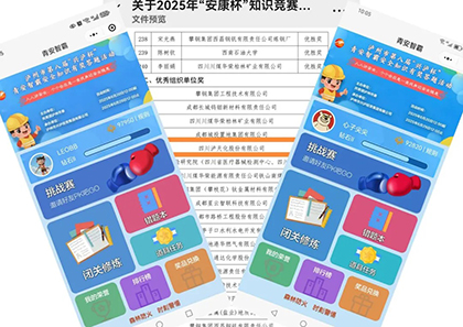 开云官方入口登录股份公司在省市安全知识竞赛中斩获佳绩