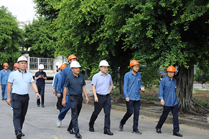 泸州市生态环境局到天宇油脂公司开展环保专项调研